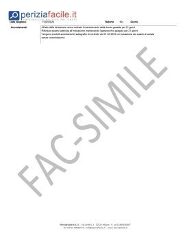 Perizia Medica Fac-Simile - Pag. 5